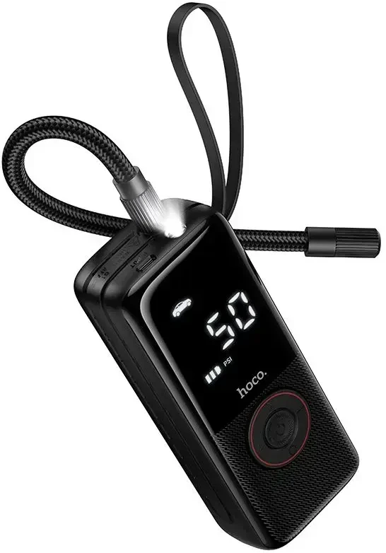 Car compressor Hoco wireless 4000mAh ZP18 juodas