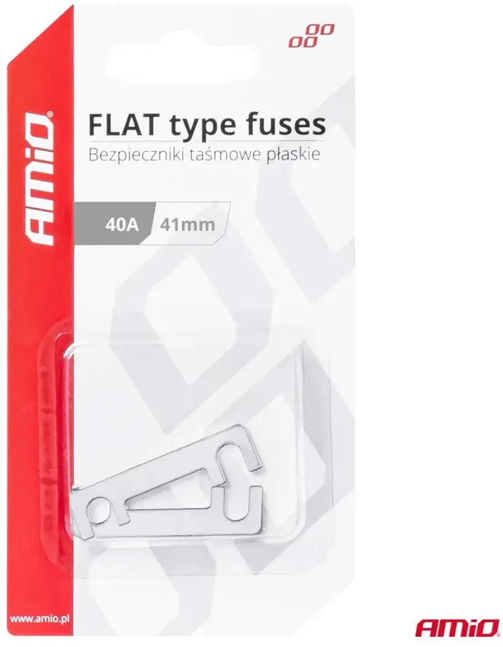 Plokščia juostinė saugiklis 2 vnt. 41 mm 30 A amio-03489