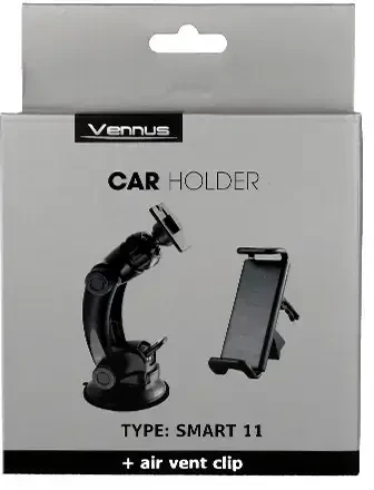 Oem Automobilinis laikiklis VENNUS – SMART 11 /tvirtinamas prie ventiliacijos grotelių ir priekinio stiklo/