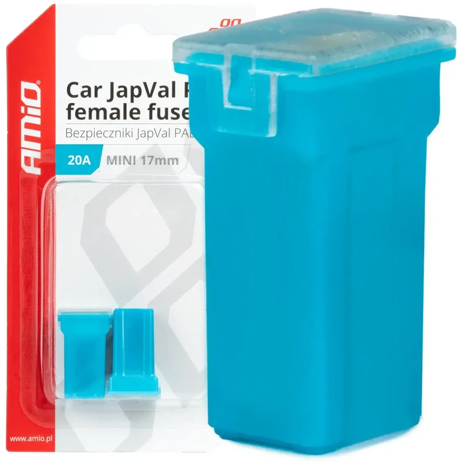 Japval PAL automobilio saugikliai, moteriški, 2 vnt., 20A, amio-03443