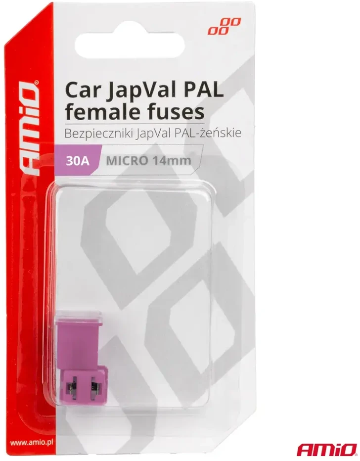 Japval PAL moteriški automobilio saugikliai, 2 vnt., 30A, amio-03453