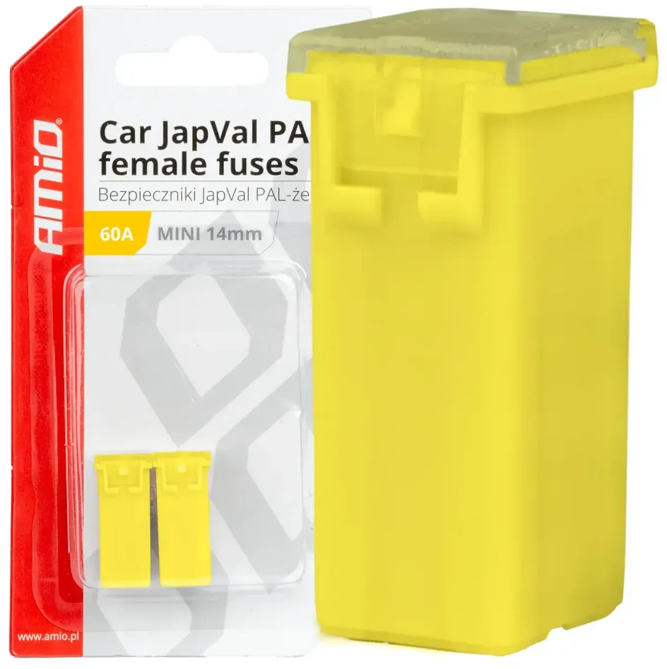 Japval PAL moteriški automobilio saugikliai, 2 vnt., 60A, amio-03440