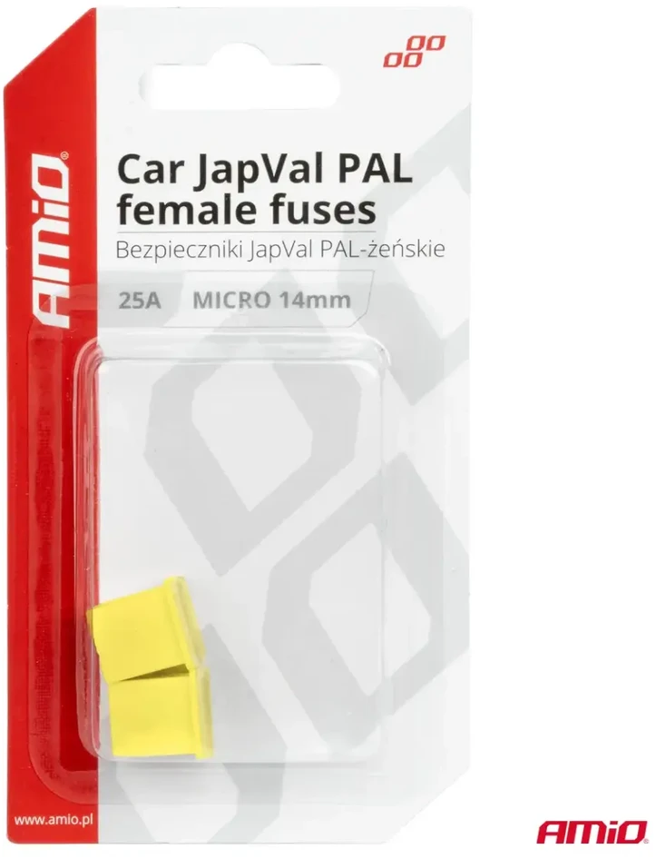 Japval PAL moteriški automobilio saugikliai, 2 vnt., 60A, amio-03456