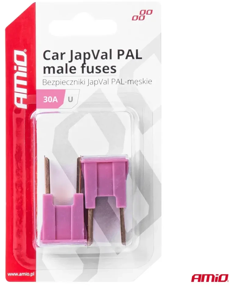 Japval PAL vyriški automobilio saugikliai, 2 vnt., 30A, amio-03406