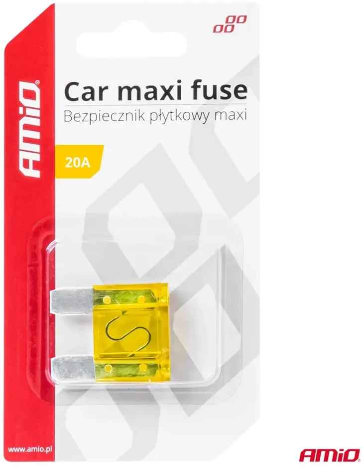 Maxi 20A automobilio saugiklis amio-03381