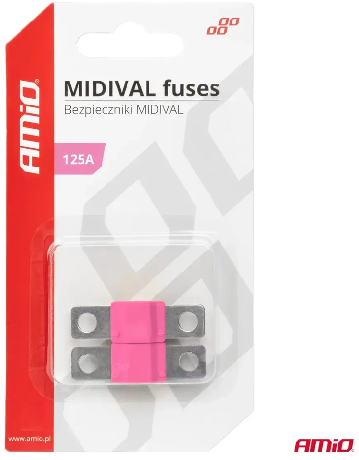 Midival MTA automobilio saugikliai 2 vnt. 125A amio-03480