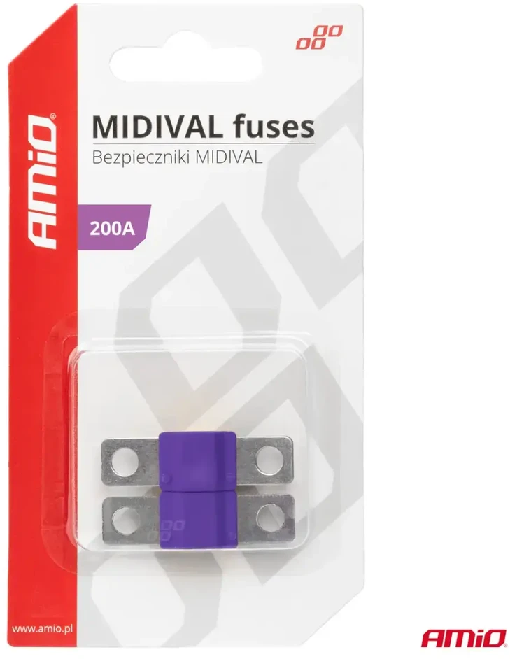 Midival MTA automobilio saugikliai 2 vnt. 200A amio-03482