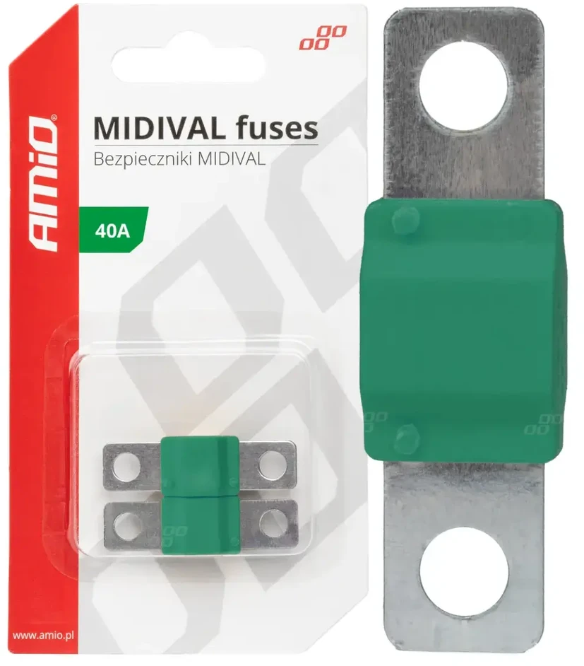 Midival MTA automobilio saugikliai, 2 vnt., 40A, amio-03474