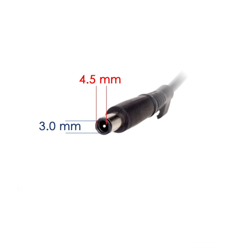 Automobilinis nešiojamojo kompiuterio pakrovėjas Akyga AK-ND-75 (19.5V /2.31A 45W 4.5 x 3.0mm + pin) DELL 1.2m