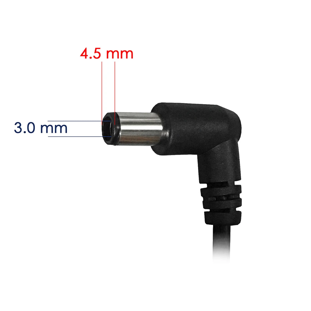 Automobilinis nešiojamojo kompiuterio pakrovėjas Akyga AK-ND-76 (19.5V /2.31A 45W 4.5 x 3.0mm + pin) HP 1.2m