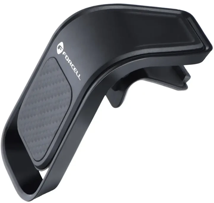 Automobilinis telefono laikiklis Forcell F-Grip Carbon B060 oro išleidimo angos juodas