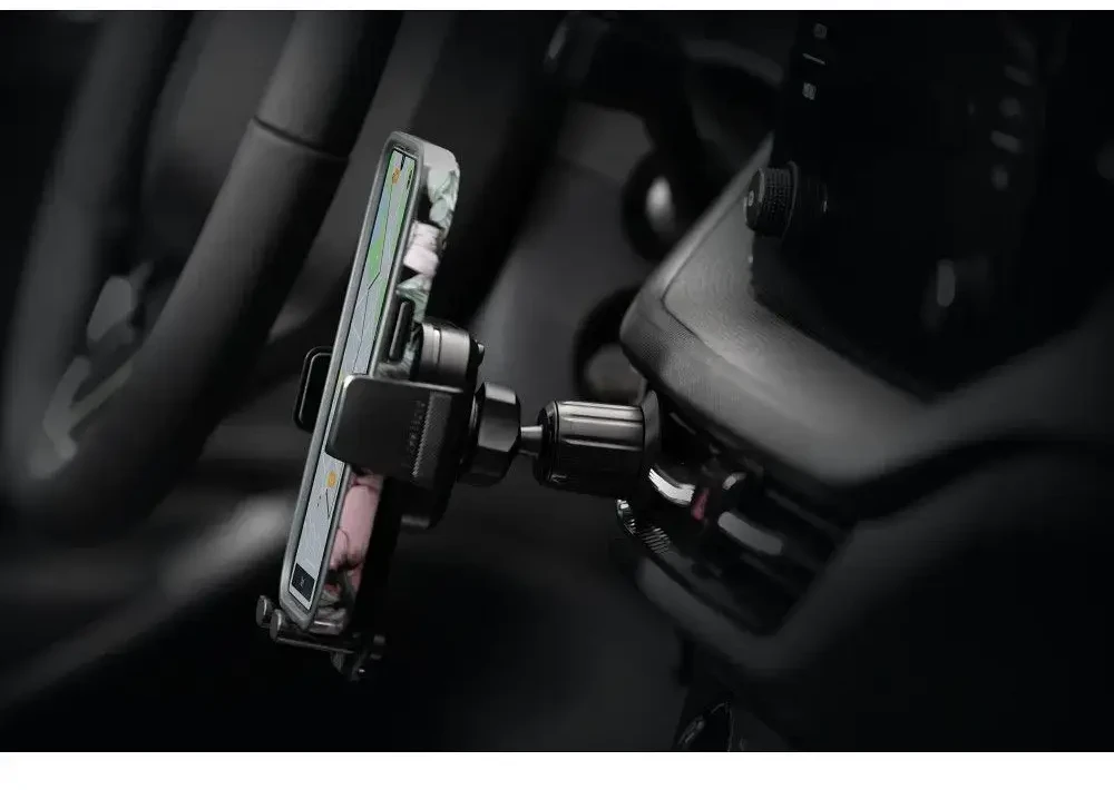 Automobilinis telefono laikiklis Forcell F-Grip Guardian AV oro išleidimo angos juodas