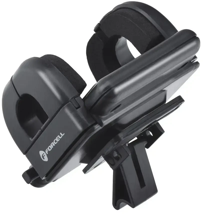 Automobilinis telefono laikiklis Forcell F-Grip Regular 27 cm priekinis stiklas / prietaisų skydelis / oro išleidimo anga, juodas
