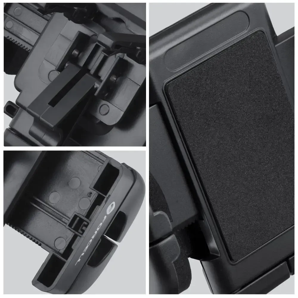 Automobilinis telefono laikiklis Forcell F-Grip Regular ventiliacijos angai juodas