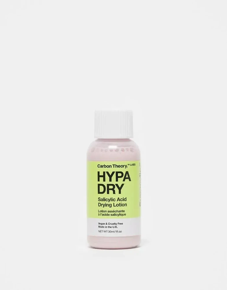 „Carbon Theory“ odos losjonas su salicilo rūgštimi „Hypa Dry“ (sausinantis salicilo rūgšties losjonas), 30 ml
