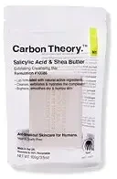 Carbon Theory salicilo rūgšties ir šveičiamųjų aliejų valomasis muilas (šveičiamasis valomasis muilas) 100 g