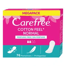 Carefree Carefree Cotton Uscented kelnaičių įklotai - bekvapiai 1vnt.-56vnt.