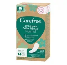 Carefree Organic Cotton Normal kelnaičių įklotai 30vnt