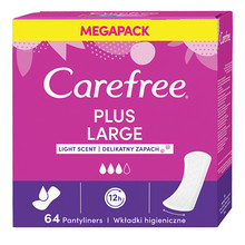 Carefree Plus Large Light Scent higieniniai įklotai 48 vnt.