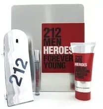 Carolina Herrera 212 Heroes Eau De Toilette Purškiklis, 90 ml Set 3 Pieces