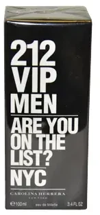 Kvepalai vyrams Carolina Herrera 212 VIP EDT, 100 ml