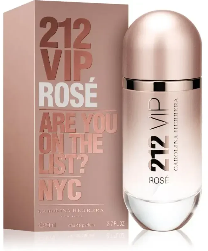Carolina Herrera 212 Vip Rosé EDP Purškiklis, 80 ml