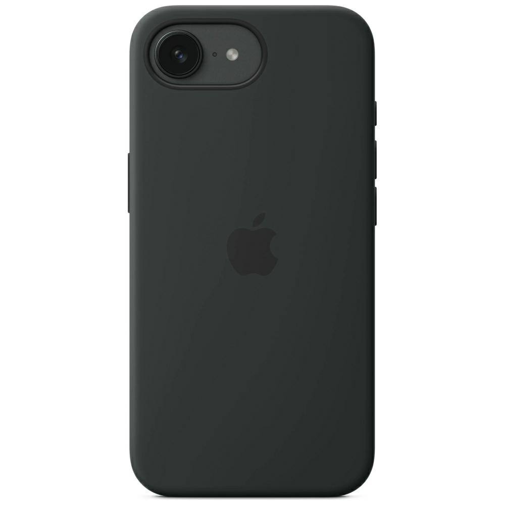 Apple iPhone 16e Silikoninis dėklas – Juodas