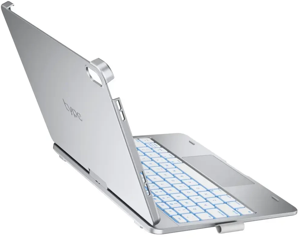 Typecase Flexbook Touch do iPad 11" (A16) 2025 / iPad 10.9" 2022 sidabrinė