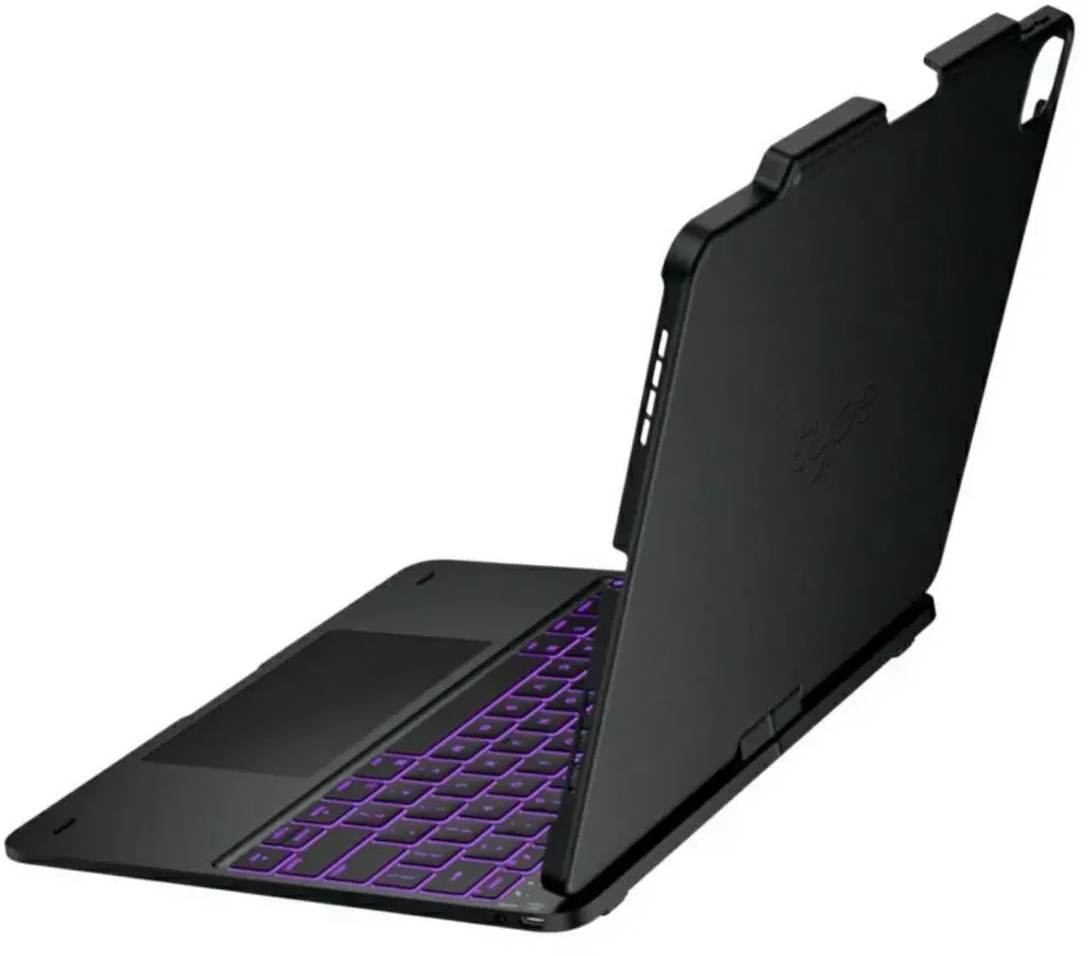 „Typecase Flexbook Touch“ dėklas, skirtas „iPad Air 13“ (M2 2024 / M3 2025 / M4 2026), juodas