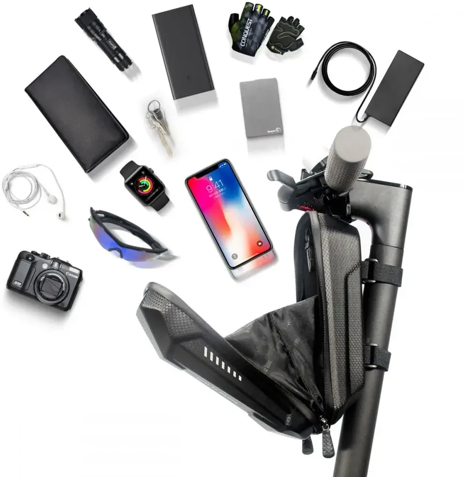 Case handle for WILDMAN L ES8 Plus scooter frame pannier juodas juodas