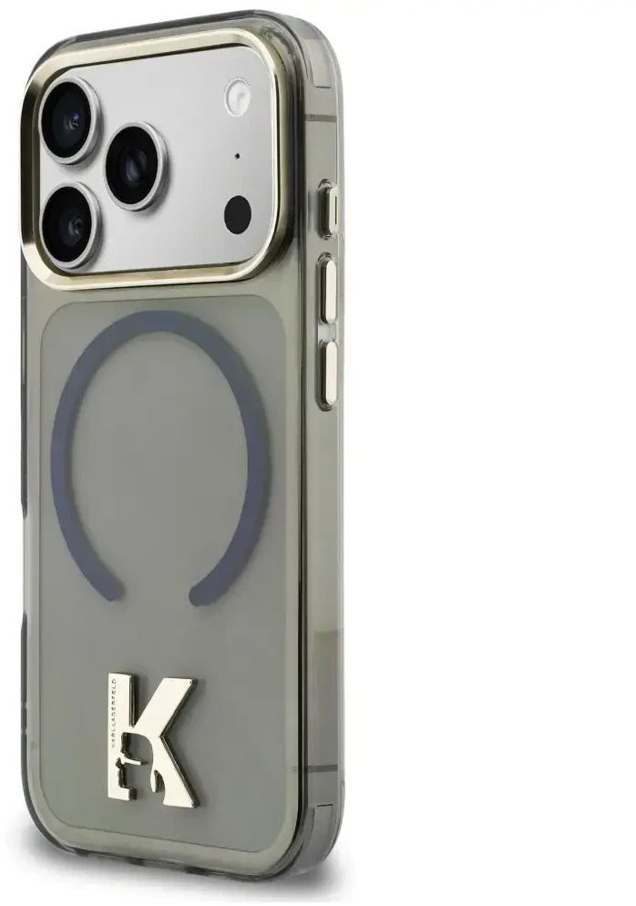 Dėklas Karl Lagerfeld IML K Head Case for iPhone 18 Pro Max / 17 Pro Max - Juodas
