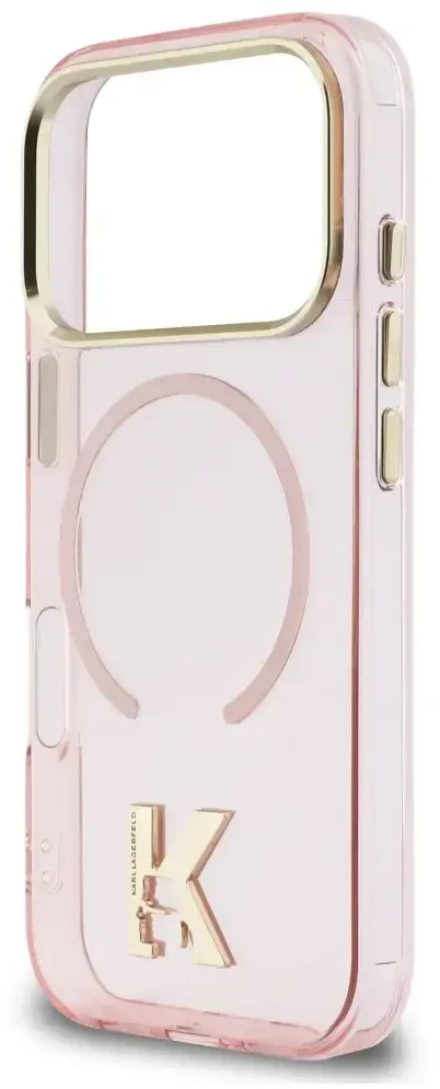 Dėklas Karl Lagerfeld IML K Head Case for iPhone 18 Pro Max / 17 Pro Max - Rožinė