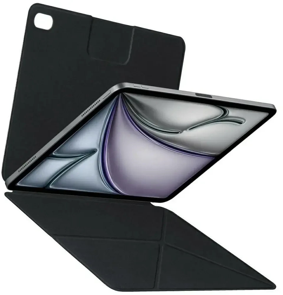 Dėklas PITAKA MagEZ Folio 2 skirtas iPad Pro 12.9″ (2021-2022) iPad Air 13″ (2024-2025) juodos spalvos