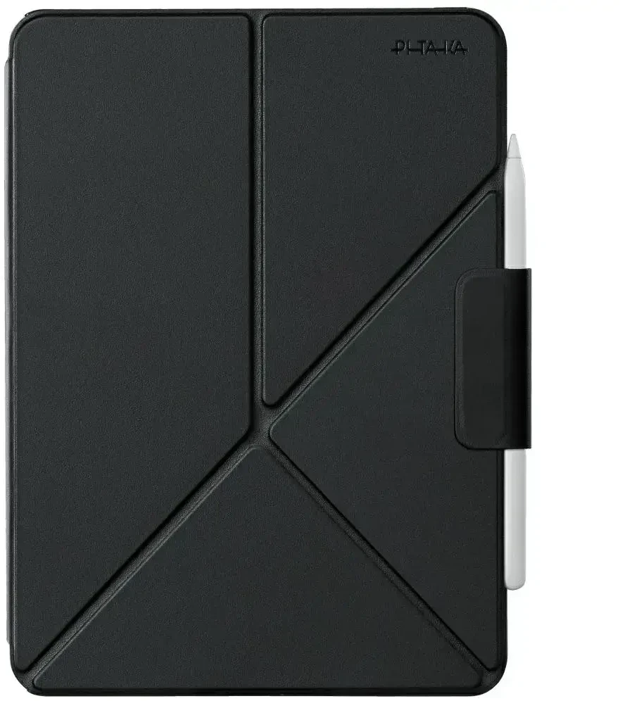 Dėklas PITAKA MagEZ Folio 2 skirtas iPad Pro 12.9″ (2021-2022) iPad Air 13″ (2024-2025) juodos spalvos