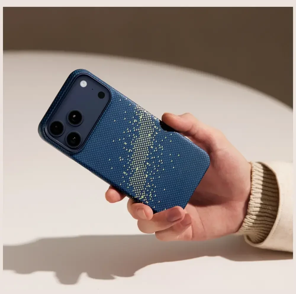 Dėklas Pitaka Ultra Slim Case iPhone 17 Pro Max, milky way galaxy