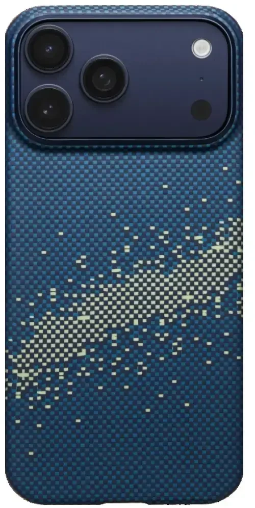 Dėklas Pitaka Ultra Slim Case iPhone 17 Pro, milky way galaxy