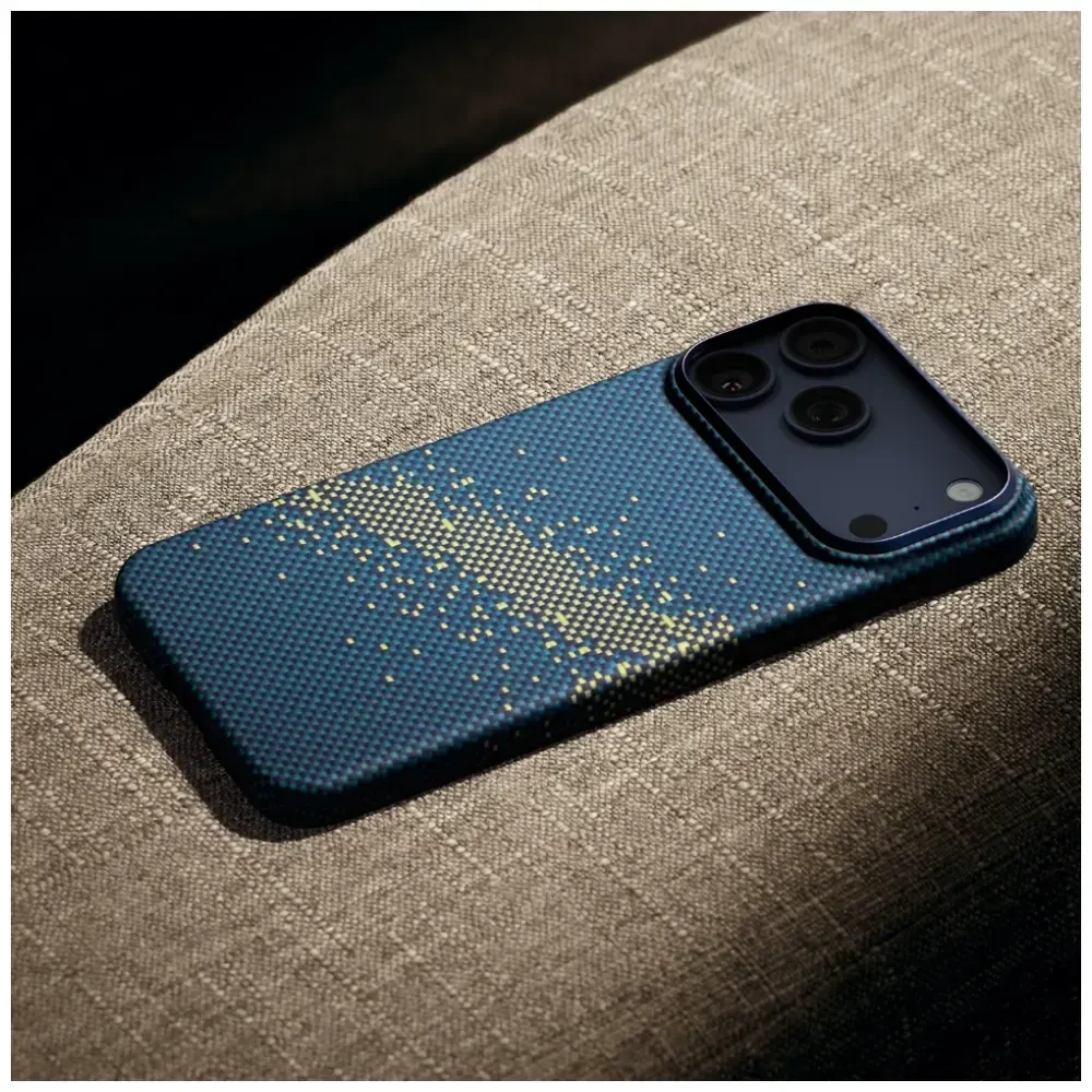 Dėklas Pitaka Ultra Slim Case iPhone 17 Pro Max, milky way galaxy