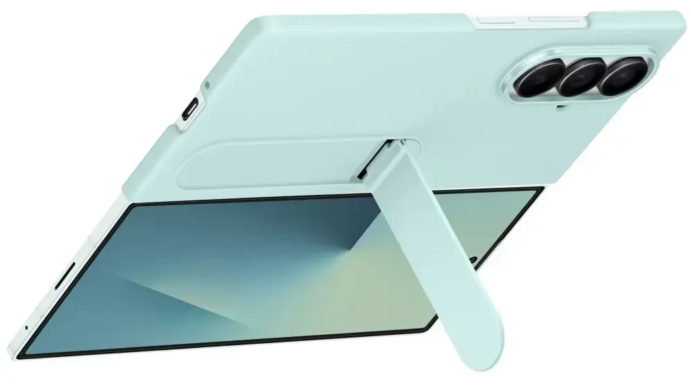 Samsung Silikoninis dėklas Galaxy Z Fold7 mėtų spalvos