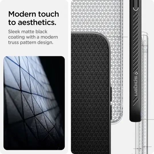 Spigen Liquid Air dėklas skirtas Apple iPhone 13, spalva - Matte Black