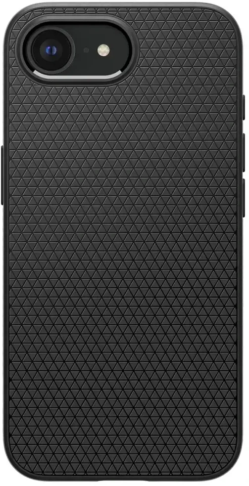 Spigen Liquid Air telefono dėklas iPhone 16e, juodas