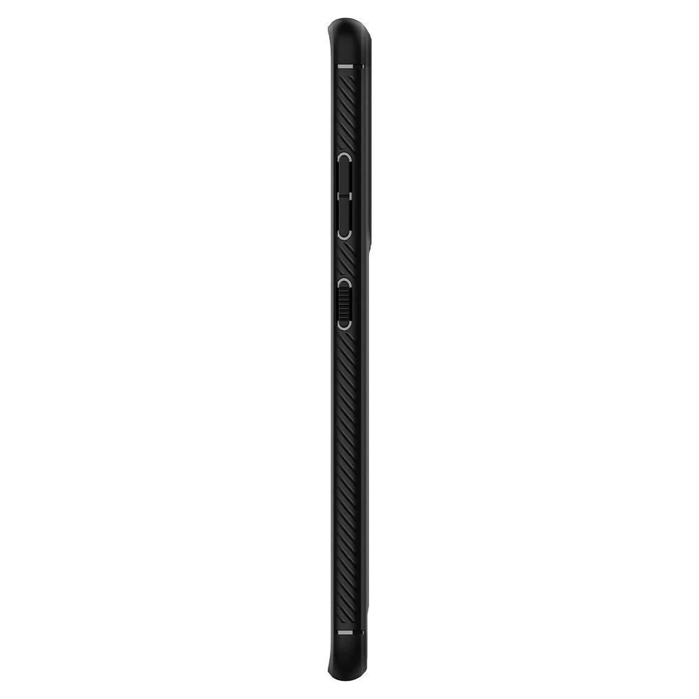 Spigen Rugged Armor dėklas skirtas Samsung Galaxy S21 Ultra, spalva - Matte Black