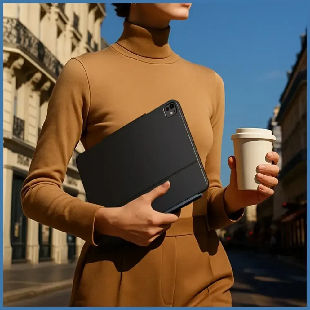 Typecase Edge do iPad 11" (A16) 2025 / iPad 10.9" 2022 juoda