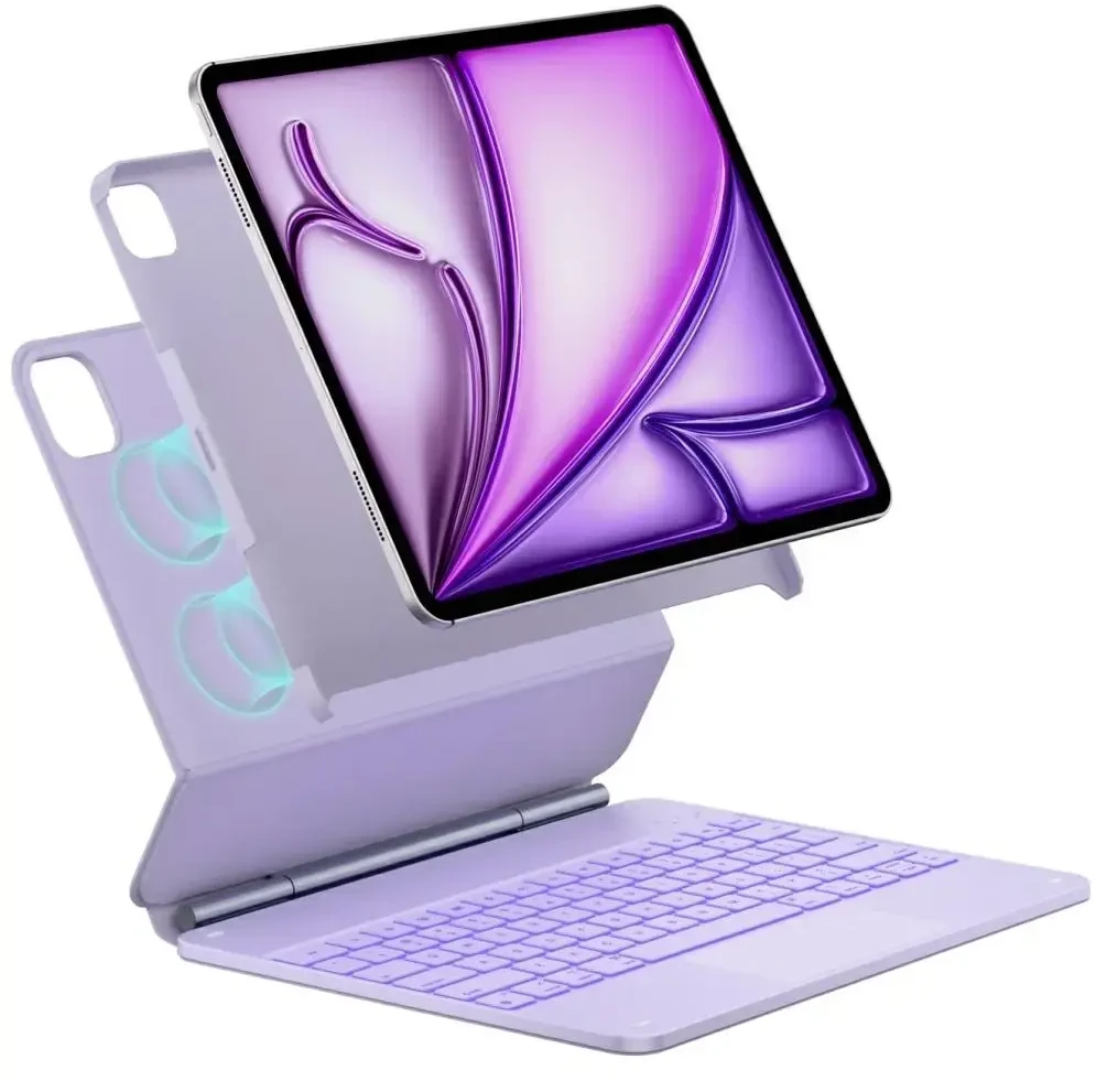 Typecase Edge + do iPad Air 13" M2 2024 / M3 2025 / M4 2026 jasnofioletowy