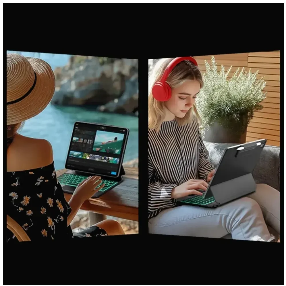 Typecase Edge do iPad 11" (A16) 2025 / iPad 10.9" 2022 mėlynas