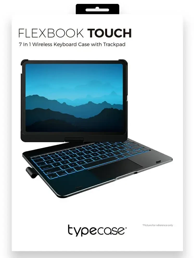 Typecase Dėklas TypeDėklas Flexbook Touch su klaviatūra skirtas Apple iPad Pro 11″ 2024/2025 dark mėlynas