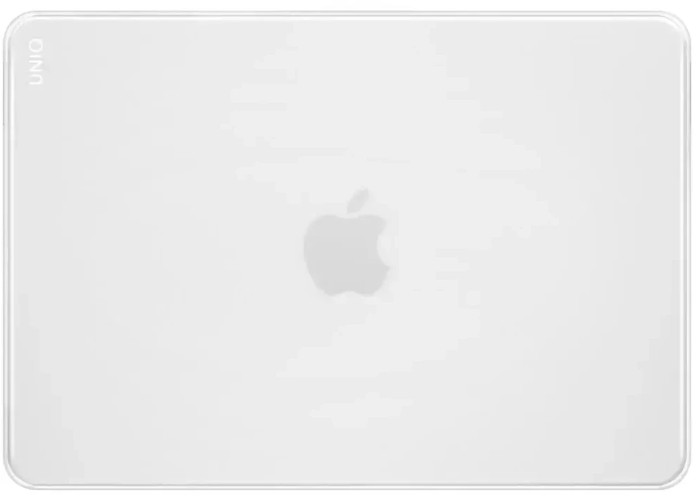 Uniq Claro dėklas, skirtas „MacBook Neo“ – permatomas