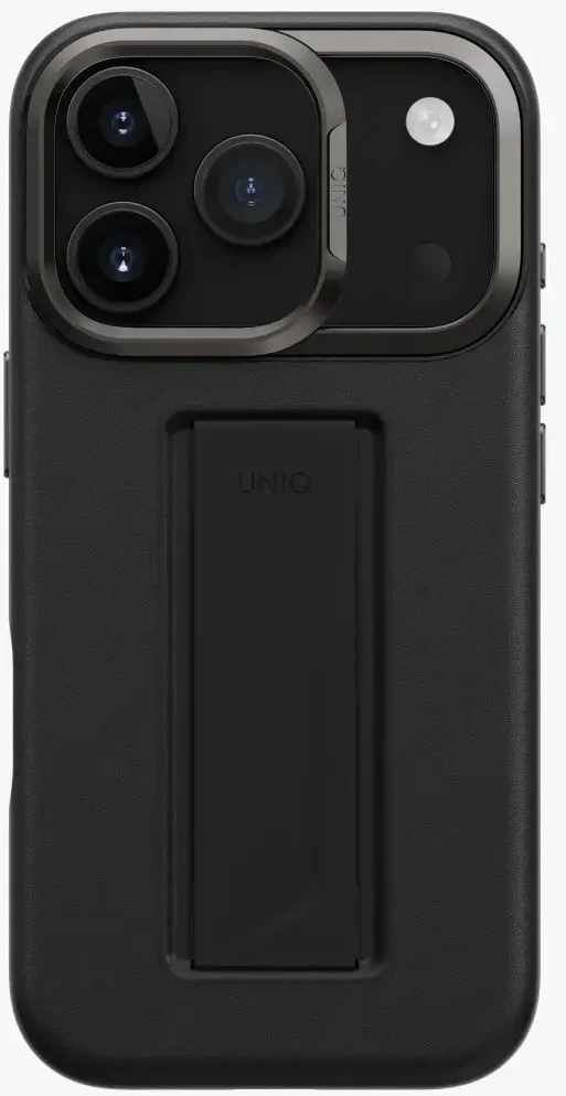 Dėklas UNIQ Heldro Pro skirtas Apple iPhone 17 Pro Magclick Charging juodos spalvos