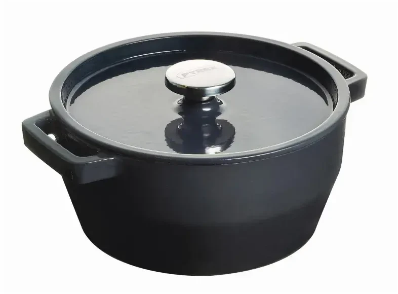 Pyrex Ketaus puodas 28cm 6,3l SLOWCOOK pilkas