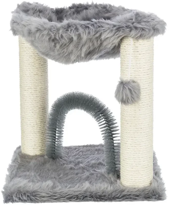 Trixie Baza, stovimas draskytuvas su šepetėliu, skirtas katei, pilkas, 50 cm