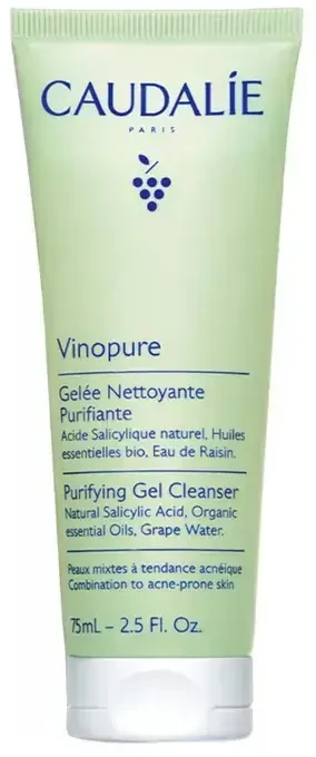 Caudalie Vinopure Purifying Gel Valiklis valomasis veido gelis, 150 ml